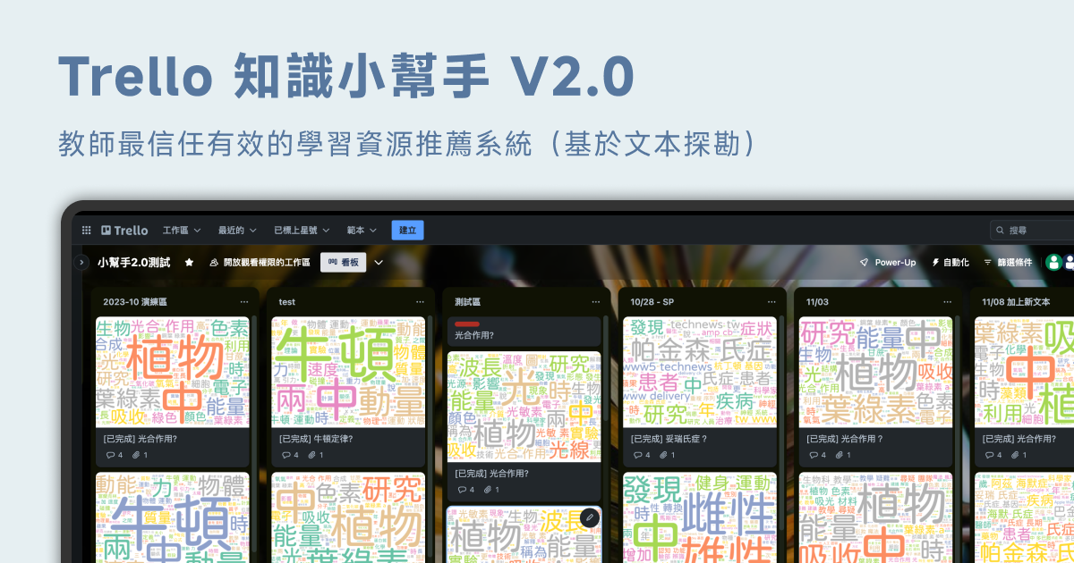 Trello 知識小幫手 2.0
