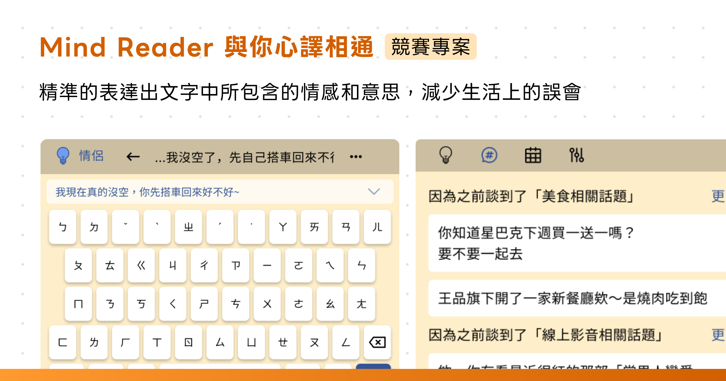 MindReader 與你心譯相通