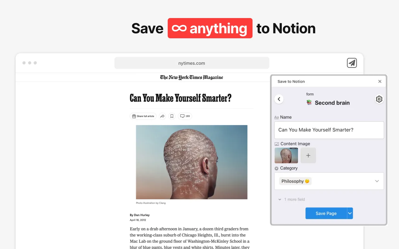 Save to Notion